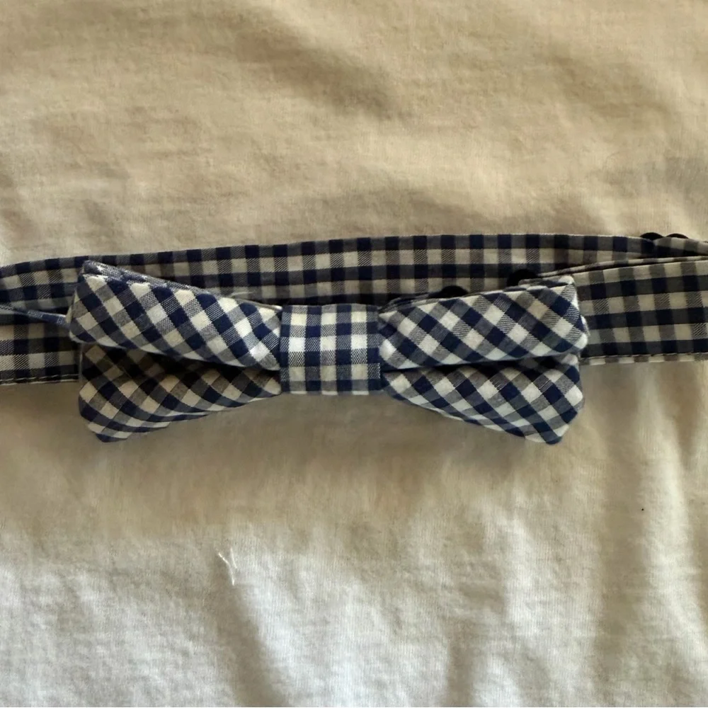 Boy’s Classic Blue Checkered Bow Tie from Crewcuts (J.Crew)
